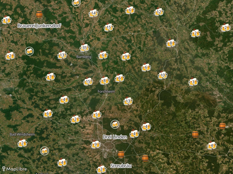 Map 'Breweries'