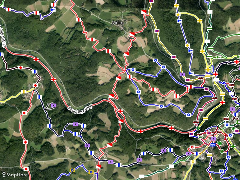 Map 'Hiking routes'