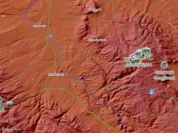 Map 'Medicine Bow Peak with Neil -- August 2019.  See a complete write up:  https://open.substack.com/pub/welcomingjourneys/p/neil-and-chris-go-to-the-medicine?r=6seamy&utm_campaign=post&utm_medium=web&showWelcomeOnShare=true'