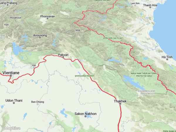 Map 'ປະເທດລາວ'