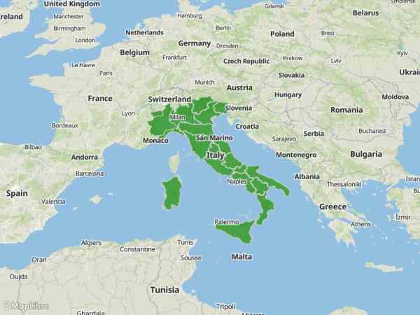 Map 'Italia'