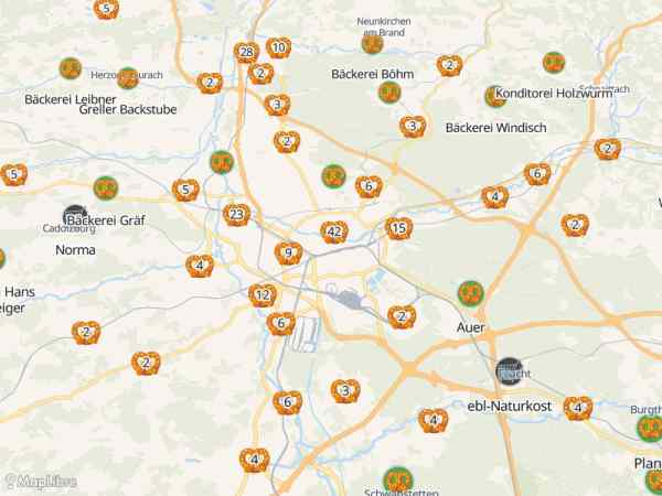 Map 'Food Shops'