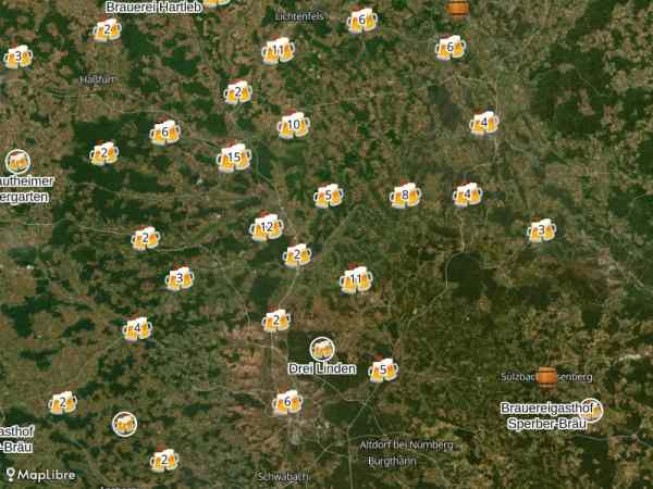 Map 'Breweries'