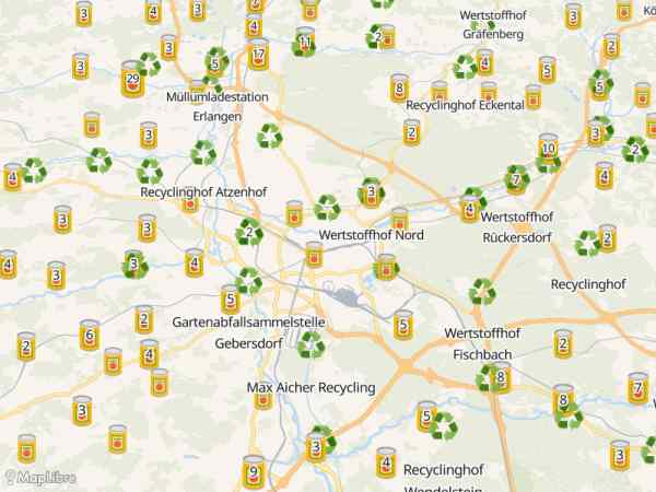 Map 'Recycling'