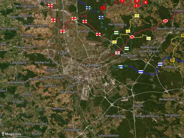 Map 'Hiking routes (Overpass)'