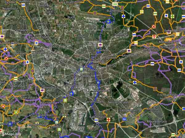 Map 'Hiking routes (waymarkedtrails.org)'