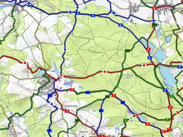 Map 'Wanderwege Simonshofen'
