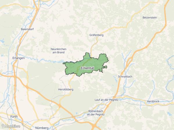 Map 'Gemeinde Eckental'