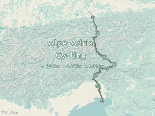 Map 'Alpe-Adria'