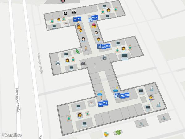 Map 'Example: Office layout'