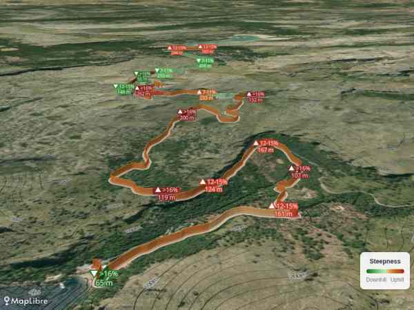 Map 'Bicycle Touring: Sa Calobra'