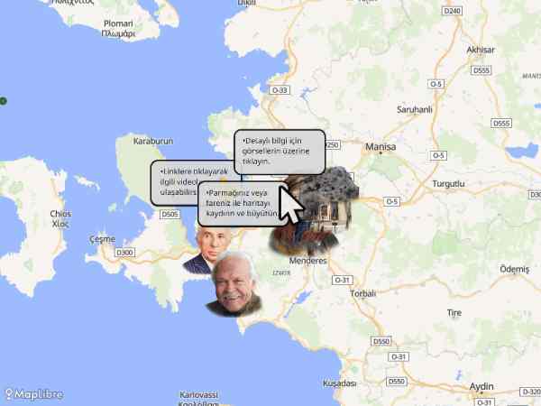 Map 'İzmir Edebiyat Haritası'